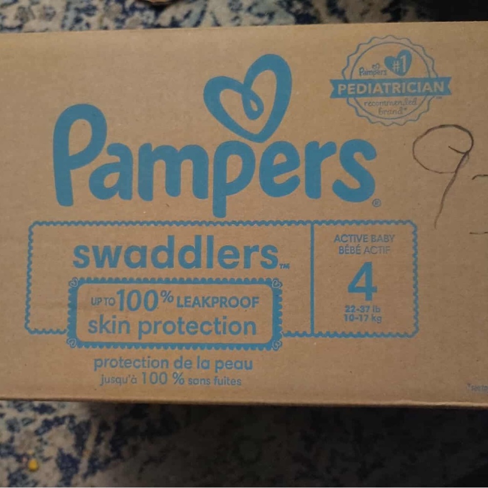 Swaddlers Diapers - Size 4, Blue